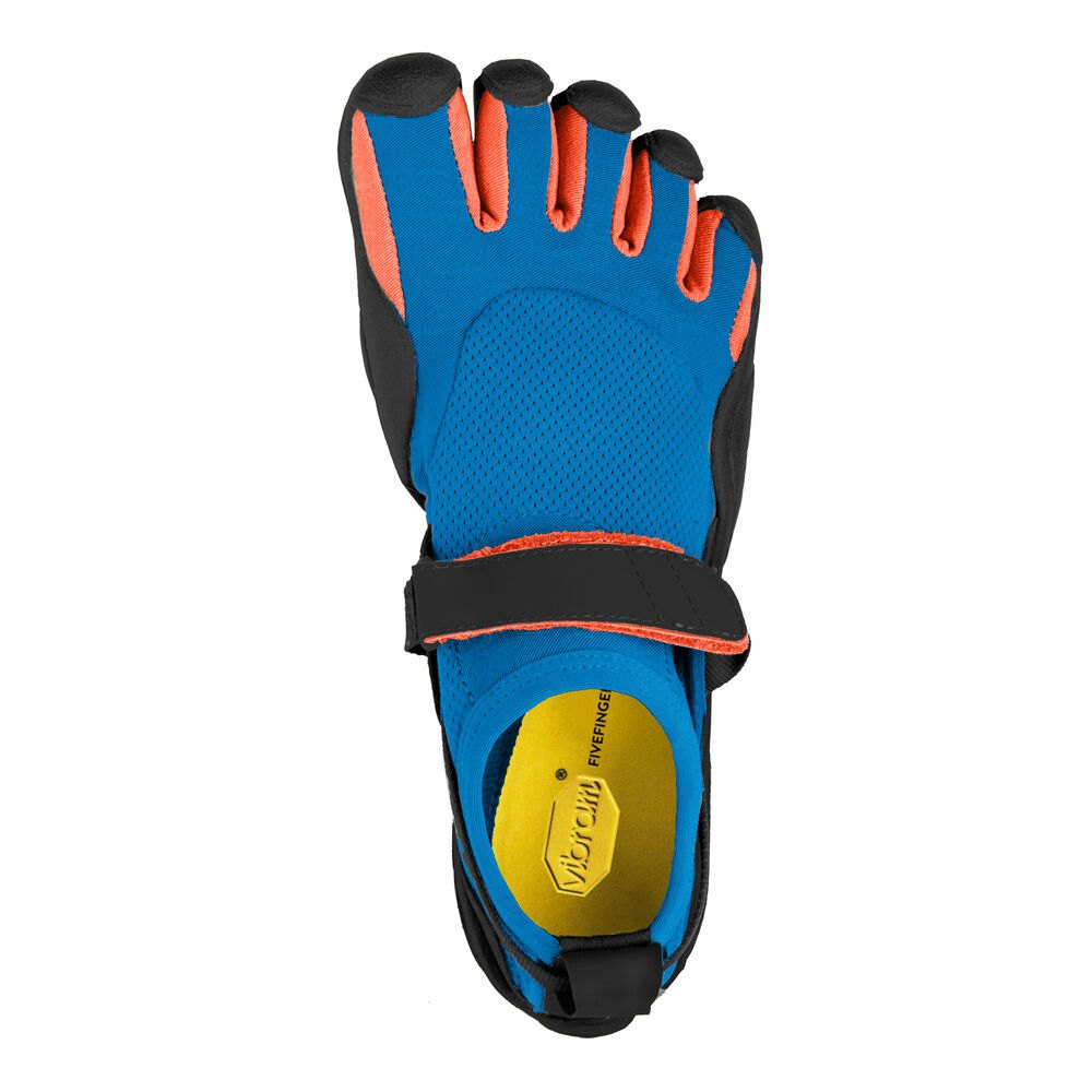 Vibram Five Fingers Mens KSO - Training Shoes Blue/Orange - GIF501876